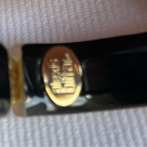 NWOT ALEXIS BITTAR BRACELET GOLD COLOR WITH LARGE RHINESTONES - Picture 4 of 6